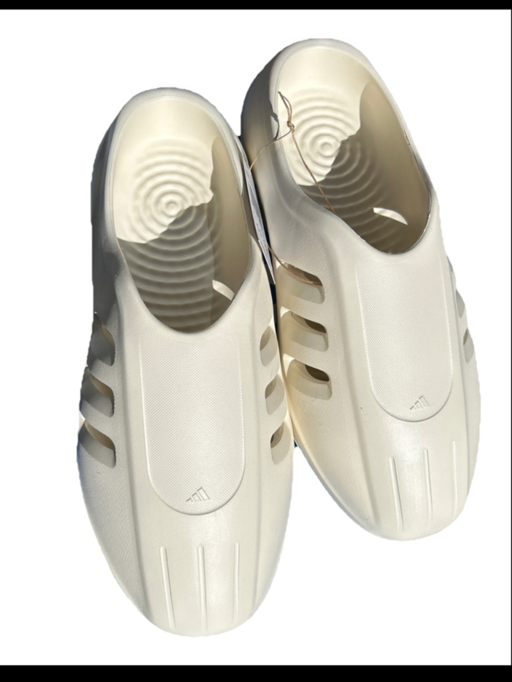 adidas Mens 11  women’s 12 adiFOM IIInfinity Mules White JH6766 - Picture 9 of 10